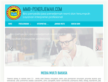 Tablet Screenshot of mmb-penerjemah.com
